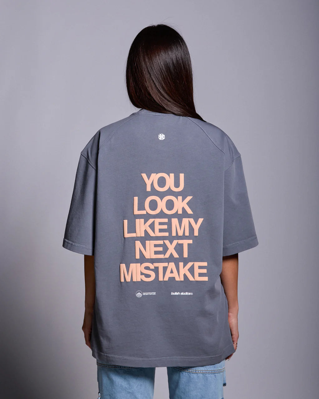MISTAKE GREY- T-SHIRT