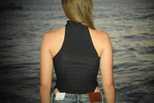 Black Neck-lace Top