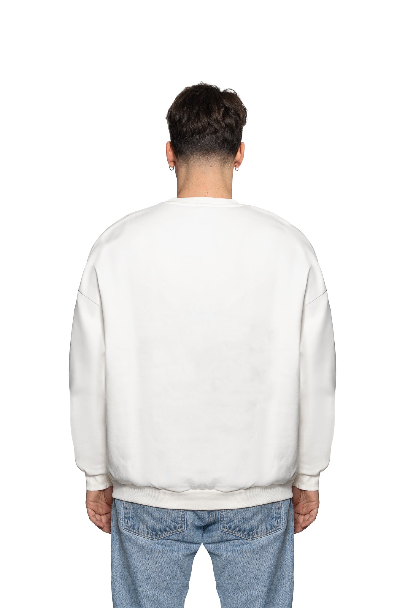 LOGO WHITE SWEATSHIRT