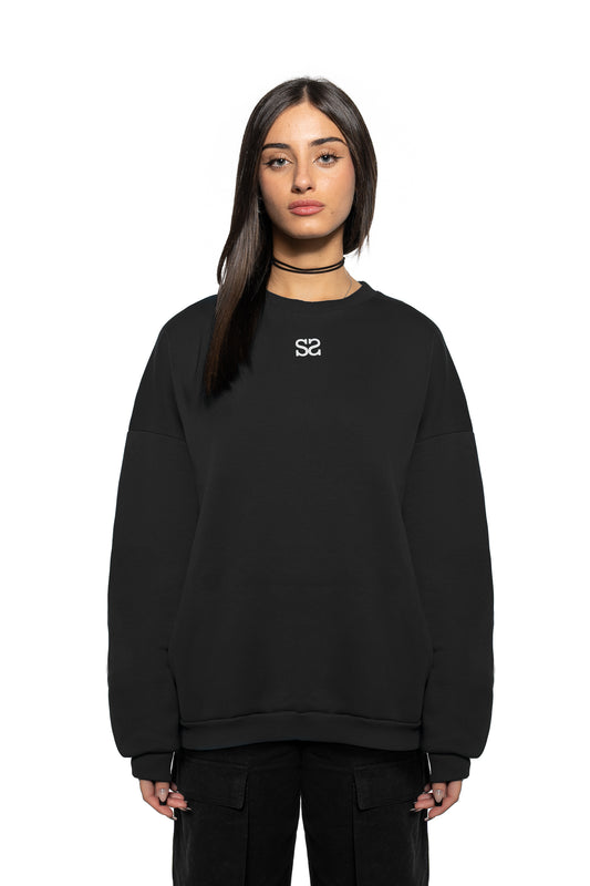 LOGO BLACK SWEATSHIRT