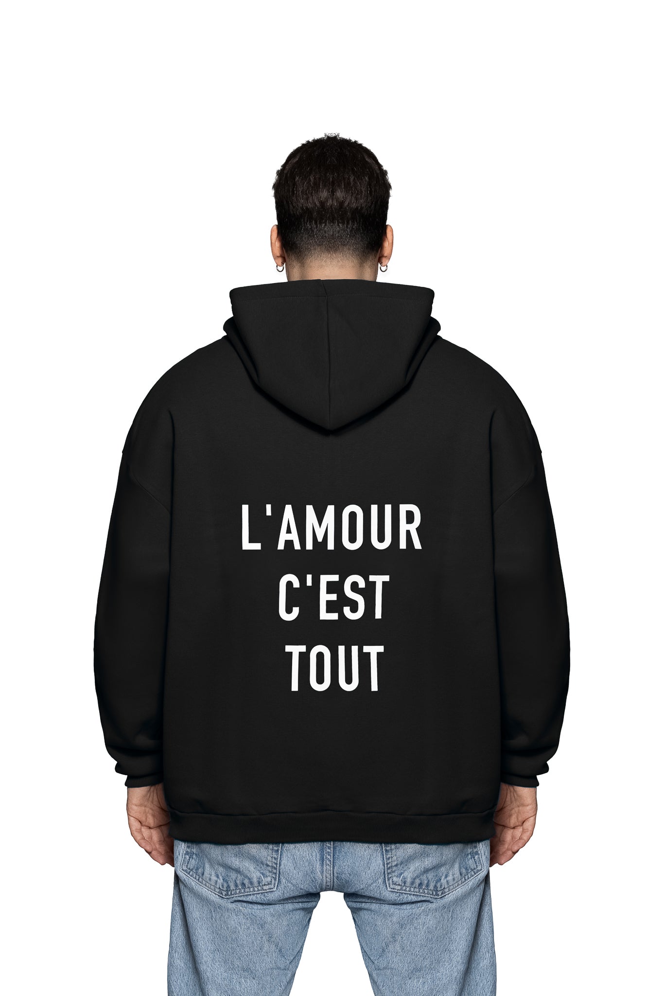 AMOUR BLACK HOODIE