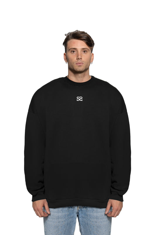 LOGO BLACK SWEATSHIRT