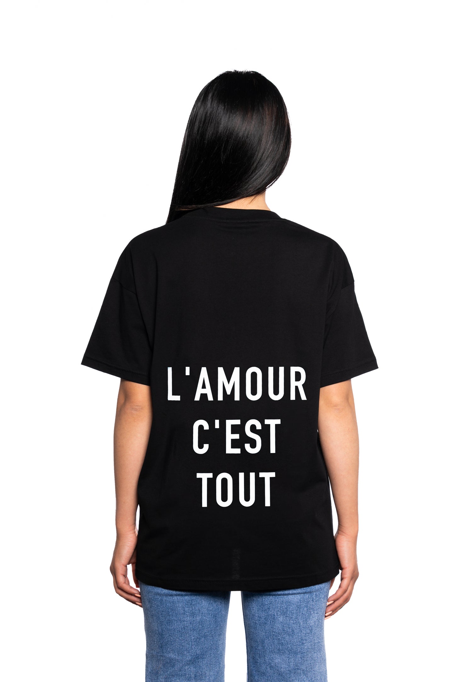 AMOUR BLACK T-SHIRT