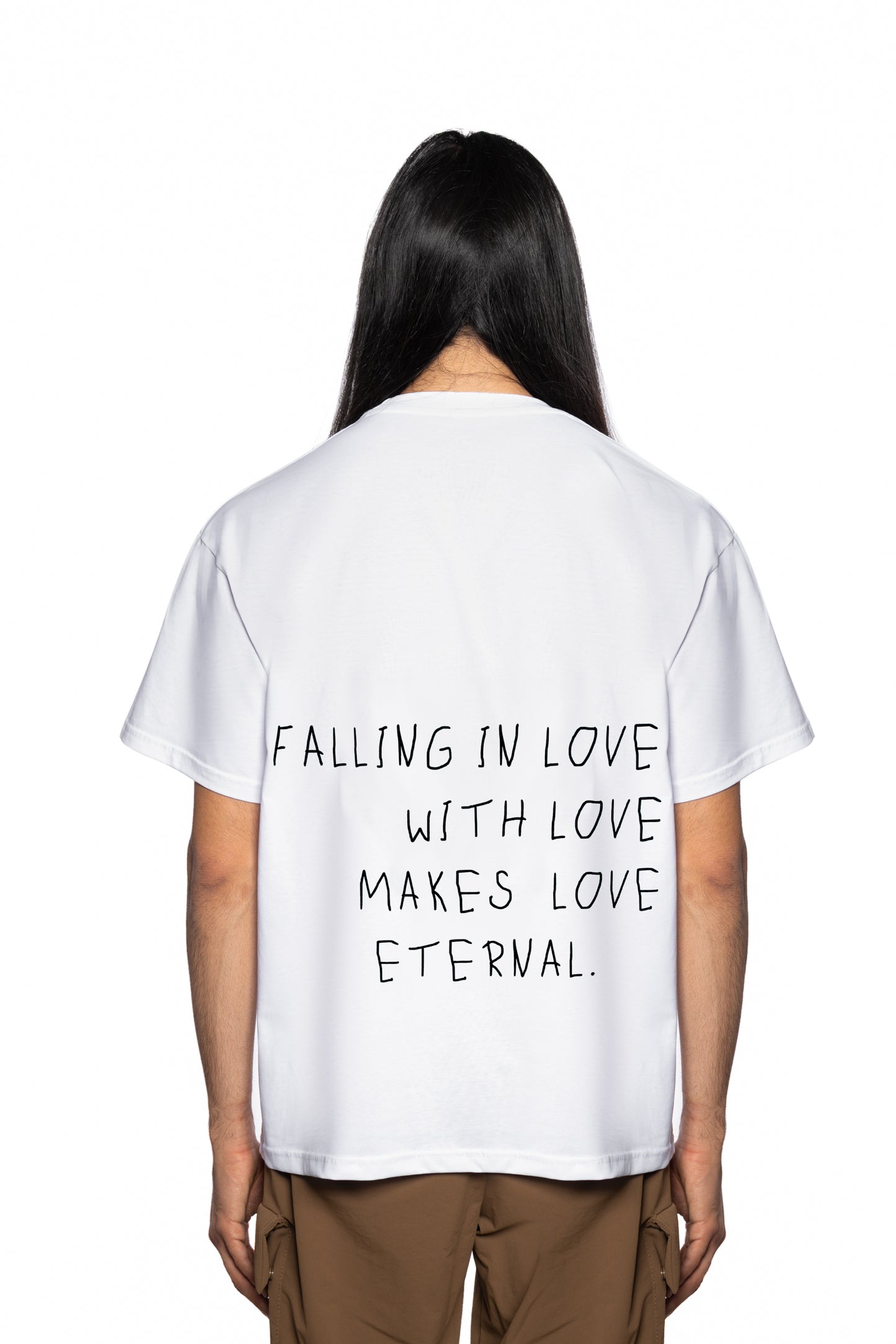 FALLING WHITE T-SHIRT