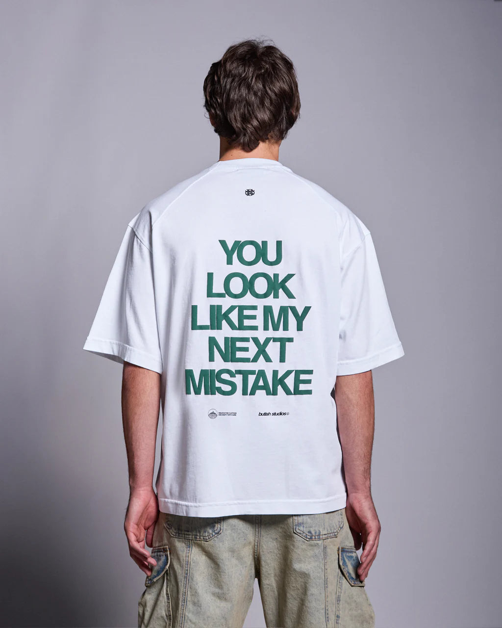 MISTAKE WHITE - T-SHIRT